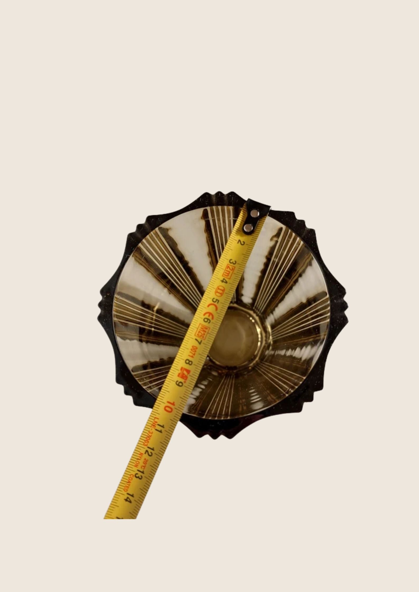 Vase Plissé en Verre Fumé – Design Français (Vintage 70s) - LVR