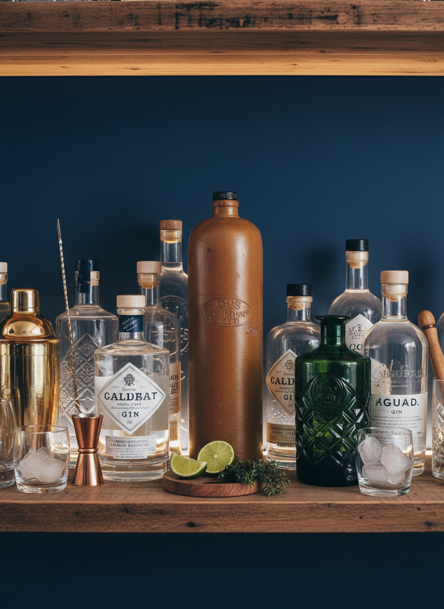 Bouteille en Grès Ancien : Mops Oude Schiedam Delft – Genièvre des Pays-Bas (1 L) 🇳🇱🏺 - LVR