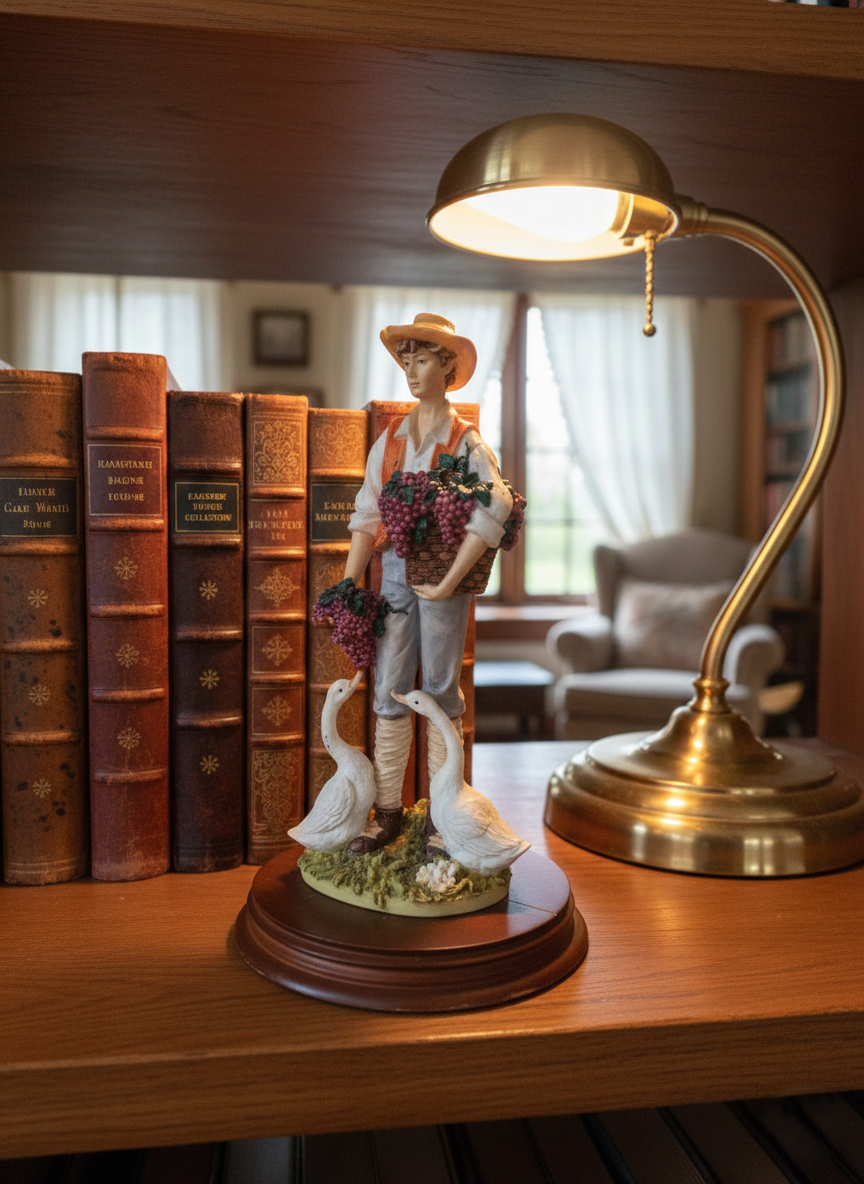 Figurine Vintage "Le Vigneron et ses Oies" – The Leonardo Collection (1991) - LVR