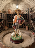 Figurine Vintage "Le Vigneron et ses Oies" – The Leonardo Collection (1991) - LVR