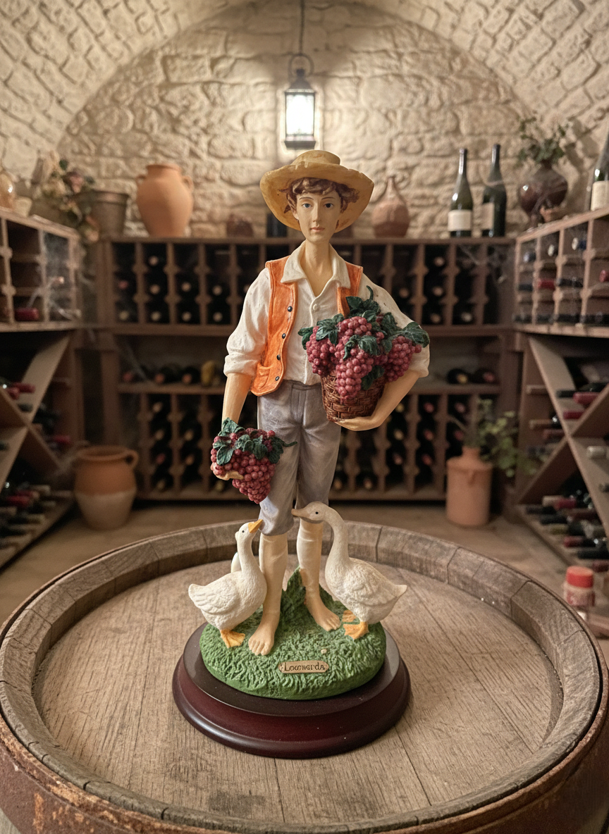 Figurine Vintage "Le Vigneron et ses Oies" – The Leonardo Collection (1991) - LVR