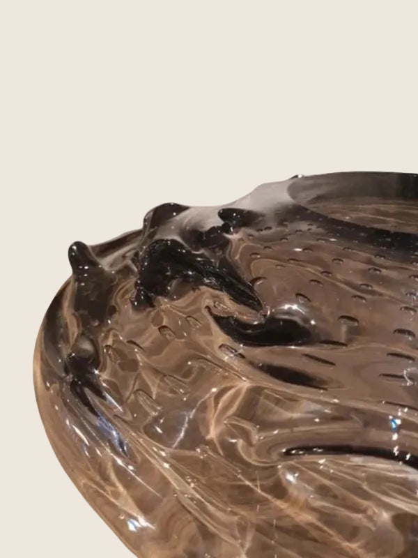 Coupe d'Art Murano Vintage – Verre Soufflé Bullicante 10kg (Années 60) - LVR