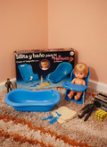 Set Vintage Nenuco : Chaise Haute & Baignoire – Famosa (1980) avec Boîte d'Origine - LVR