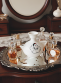 Lampe à Huile / Bougeoir Pierrot : Nostalgie Romantique Marisa Italy - LVR