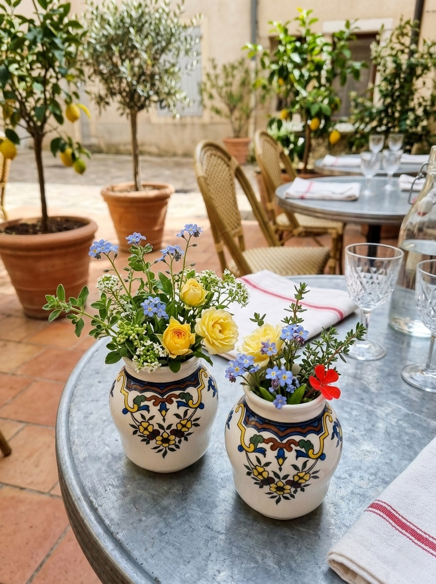 Paire de Pots à Moutarde Bocquet Yvetot : Charme Bistrot & Normandie (Années 60) 🇫🇷 - LVR