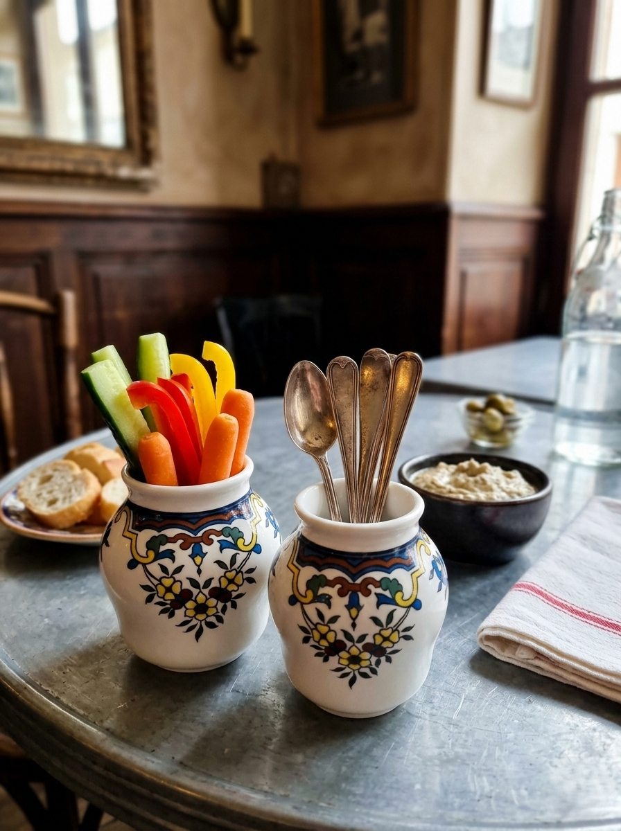 Paire de Pots à Moutarde Bocquet Yvetot : Charme Bistrot & Normandie (Années 60) 🇫🇷 - LVR