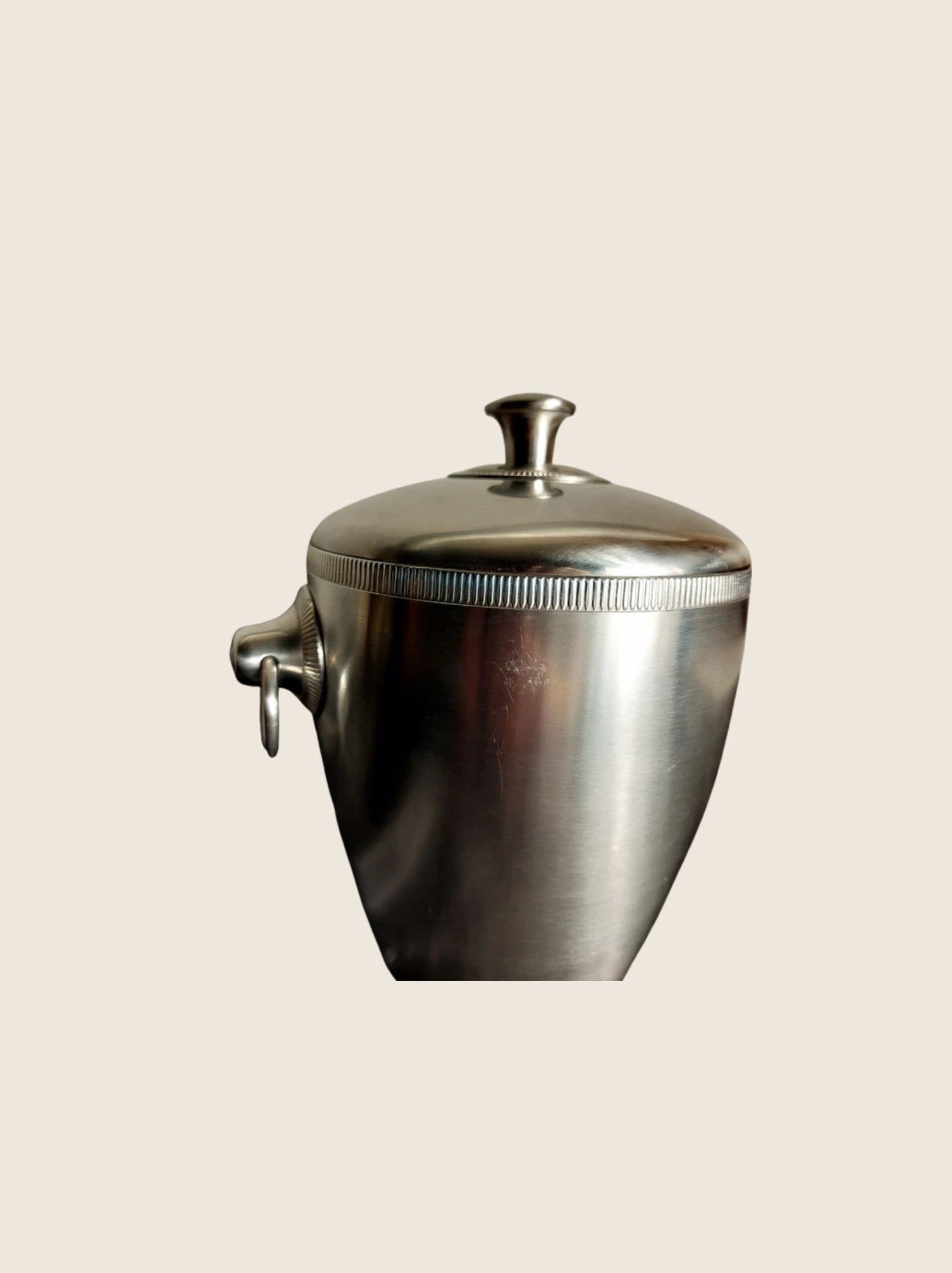 Le Mythe de l'Apéro : Seau à Glaçons Letang Rémy en Inox – Chic & Vintage (70s) - LVR