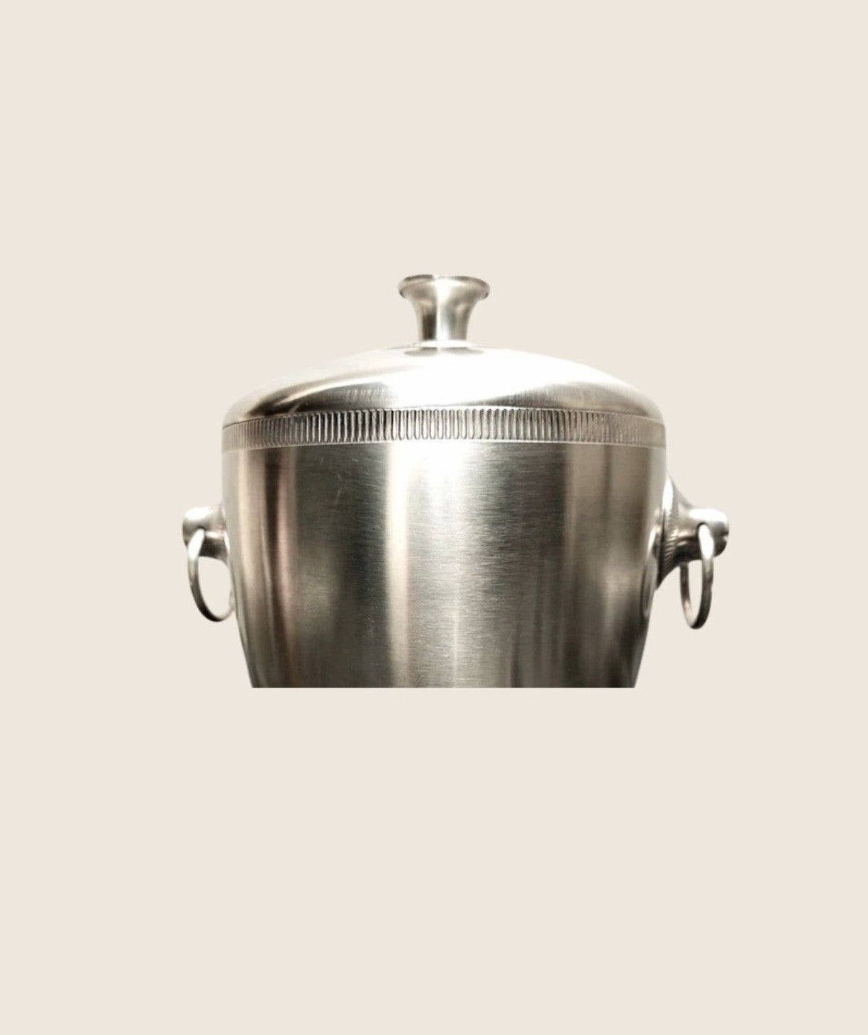Le Mythe de l'Apéro : Seau à Glaçons Letang Rémy en Inox – Chic & Vintage (70s) - LVR