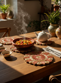 Quatuor Boho-Chic : Sets de Table Tressés "Natural Living" (70's) - LVR