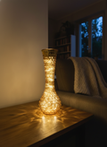 Grand Vase Ambré "Pointe de Diamant" : Éclat Vintage (60-70's) - LVR