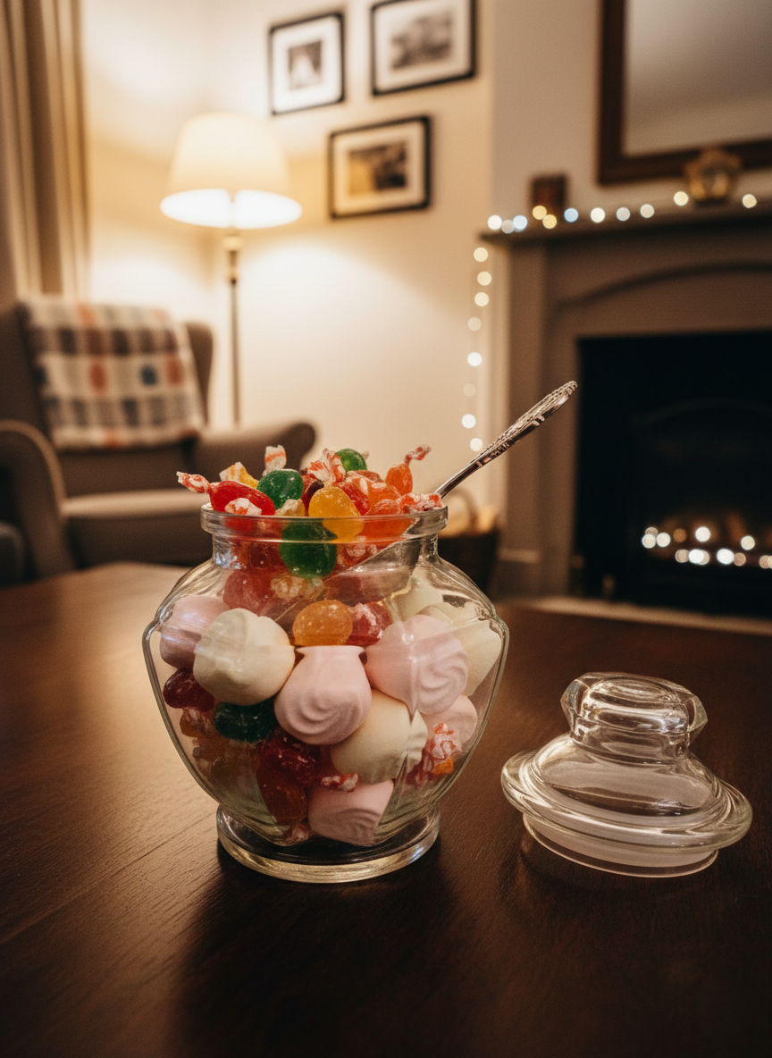 Bonbonnière Vintage en Verre : L'Esprit Confiserie (Années 50-60) 🍭 - LVR