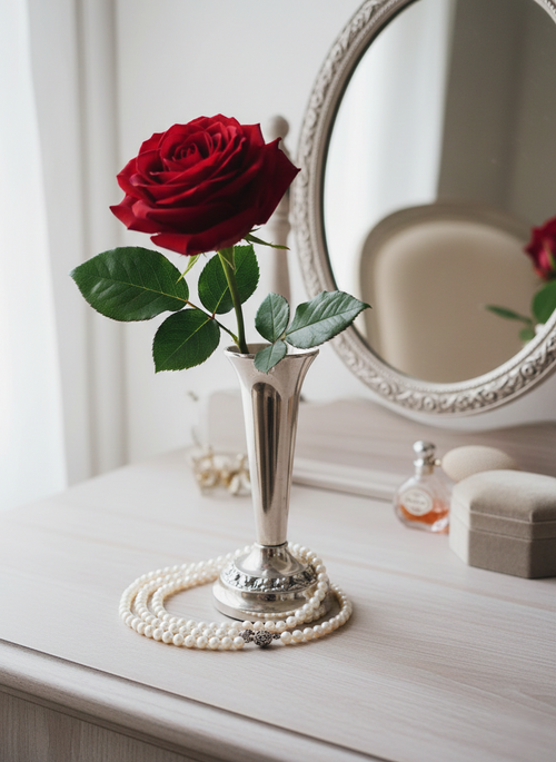 Bougeoir & Soliflore Vintage : Métal Argenté "Ianthe of England" (Années 50-70) 🕯️🇬🇧 - LVR