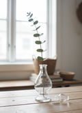 Fiole Apothicaire Verre SHD - Bouchon Rodé Émeri - Pharmacie Années 50/60 - 17cm - LVR
