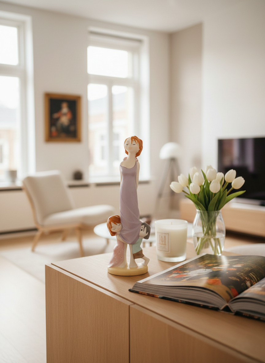 Figurine "Mum & Me" par Ed Van Rosmalen – Parastone (18 cm) - LVR