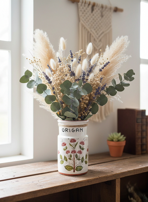 Authentique Pot d'Apothicaire "Origan" – Made in Italy (Années 40) - LVR