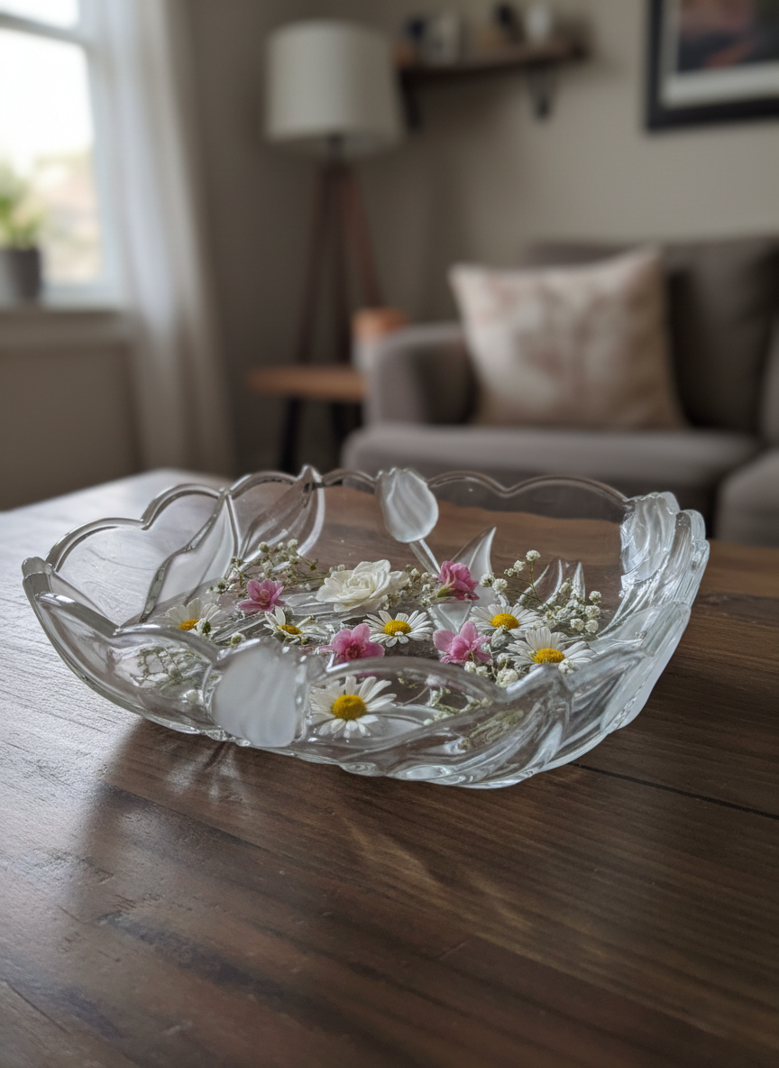 Plat Sculpter "Tulipe 3D" Walther Glas : Le Chic Allemand (70-80's) "Tulipe 3D" Walther Glas : Le Chic Allemand (70-80's) - LVR