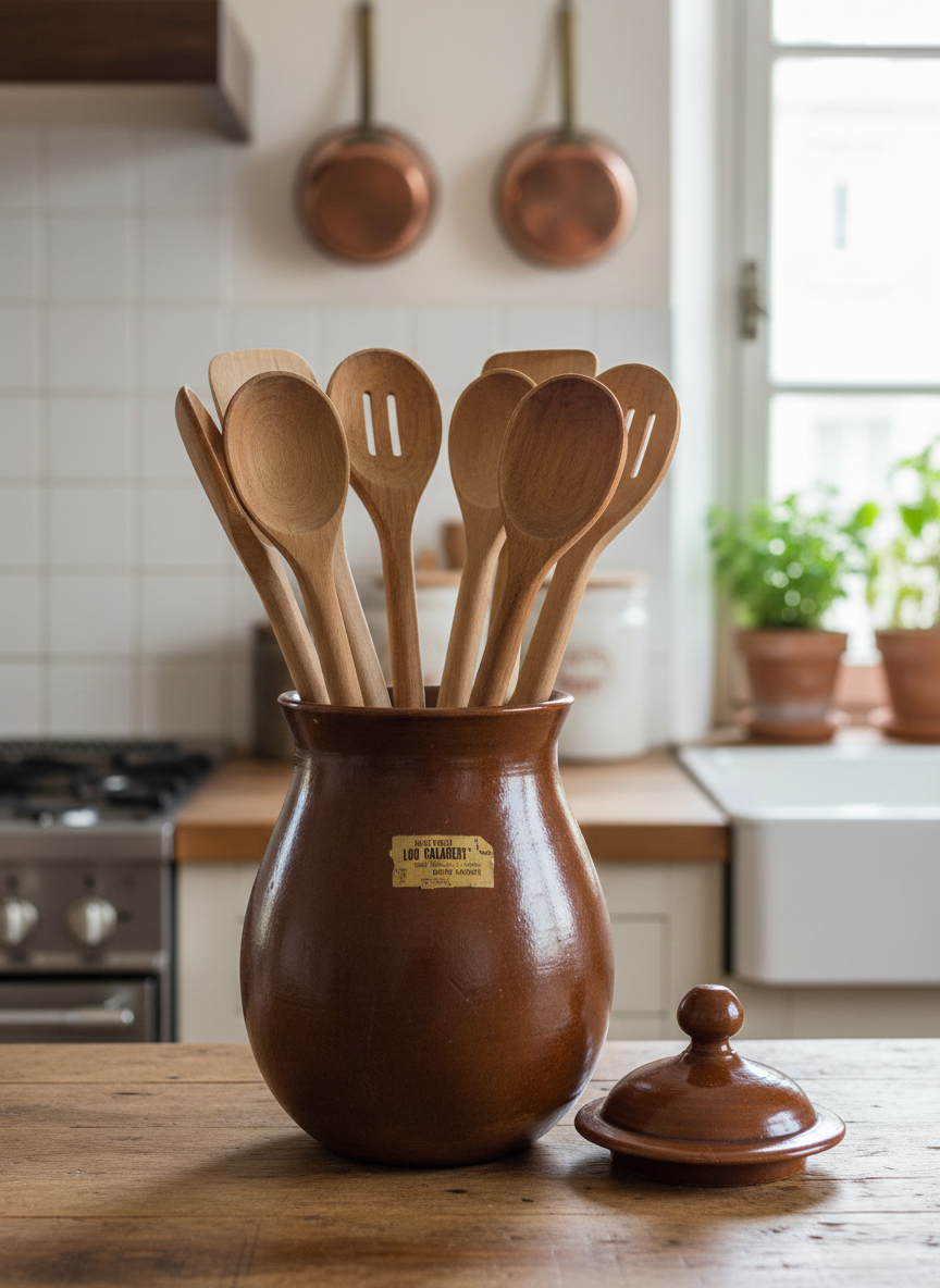 Pot à Confit en Grès avec Couvercle – Lou Calabert (Ardèche, France) - LVR