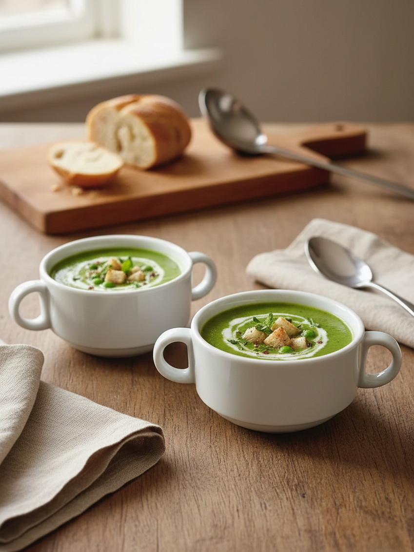 Duo de Bols à Soupe "Made in Italy" : L'Élégance de la Porcelaine Blanche 🍲🇮🇹 - LVR